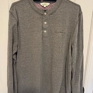 Men's Ben Sherman Gray Henley Shirt